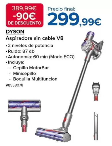 Dyson - Aspiradora Sin Cable V8
