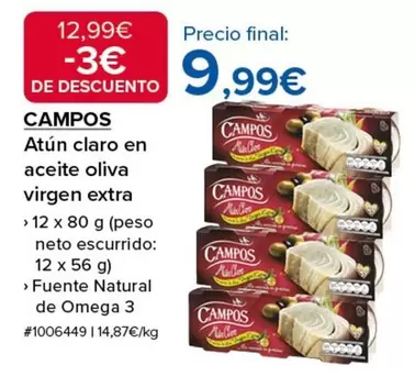 Campos - Atun Claro En Aceite Oliva Virgen Extra