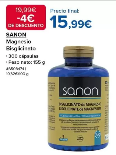 Sanon - Magnesio Bigilicnato