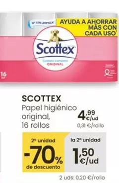 Scottex - Papel Higienico Original