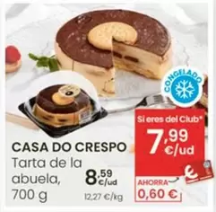 Casa Do Crespo - Tarta De La Abuela