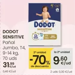 Dodot Sensitive - Pañal Jumbo