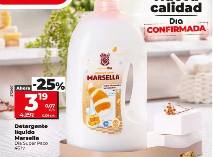 Dia Super Paco - Detergente Líquido Marsella