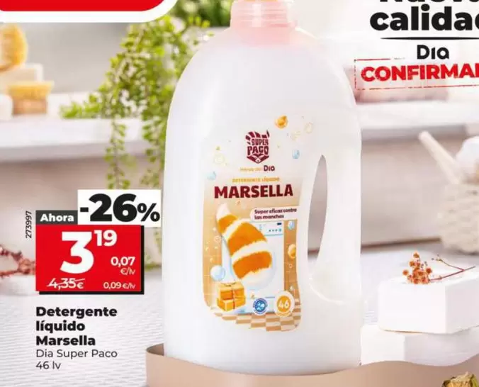 Dia Super Paco - Detergente Líquido Marsella