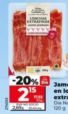 Dia Nuestra Alacena - Jamon Serrano En Lonchas Extrafiñas