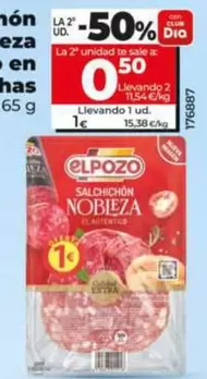 Elpozo - Salchichon Nobleza Clasico En Lonchas