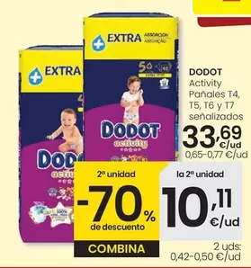 Dodot - Activity Pañales T4, T5, T6 Y T7