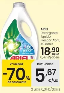Ariel - Detergente Líquido Frescor Abril