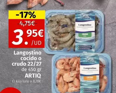 Artiq - Langostino Cocido O Crudo