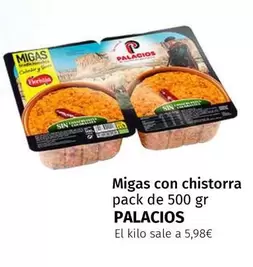 Palacios - Migas Con Chistorra