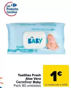 carrefour baby - Toallitas Fresh Aloe Vera