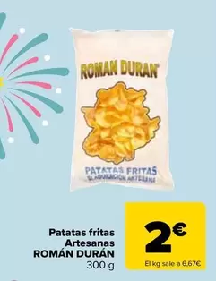 roman duran - Patatas Fritas Artesanas