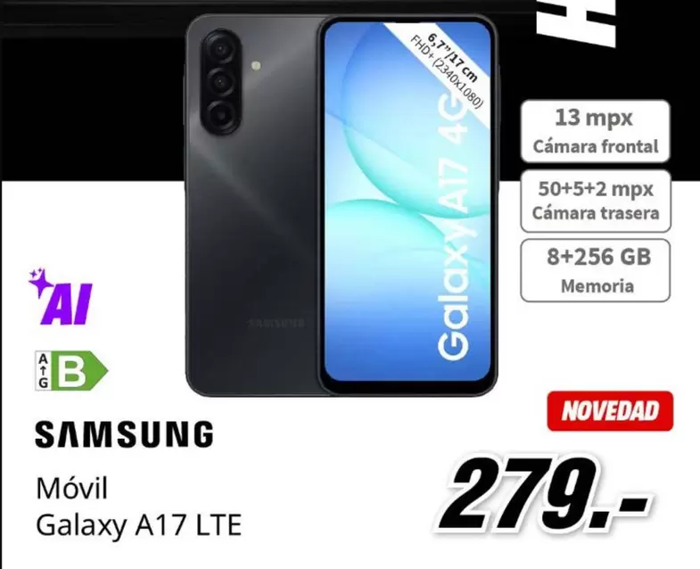 Samsung - Móvil Galaxy A17 Lte