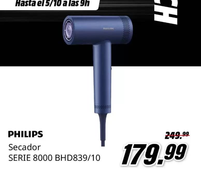 Philips - Secador Serie 8000 Bhd839/10