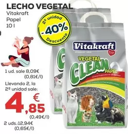 Vitakraft - Lecho Vegetal