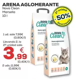 Nova Clean - Arena Aglomerante