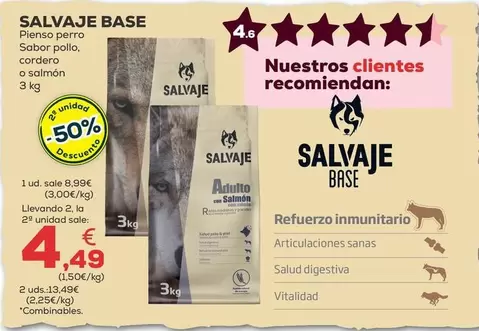 Salvaje - Base Pienso Perro 
