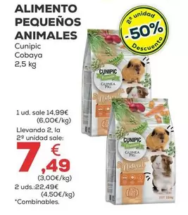 Cunipic - Alimento Pequenos Animales