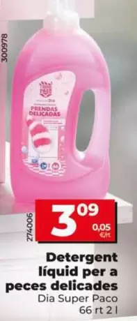 Dia Super Paco - Detergente Liquido Para Prendas Delicadas