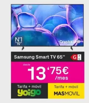Samsung - Smart Tv 65
