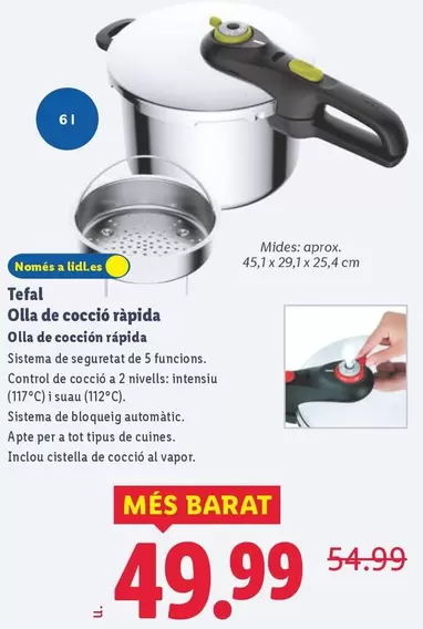 Tefal - Olla De Coccio Rapida