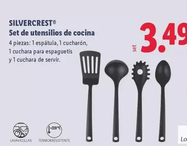 SilverCrest - Set De Utensilios De Cocina