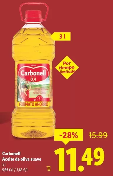 Carbonell - Aceite De Oliva Suave