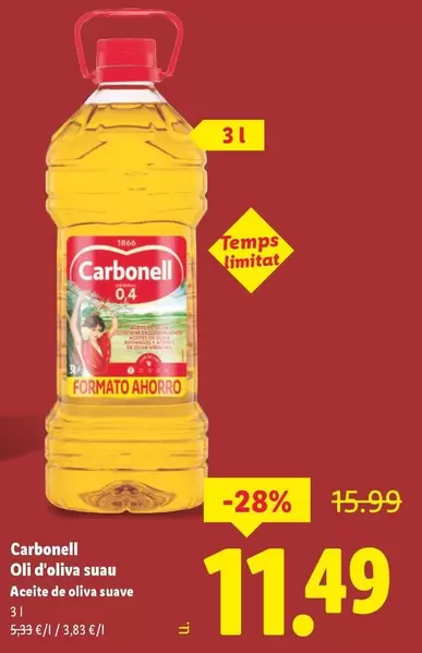 Carbonell - Aceite De Oliva Suave