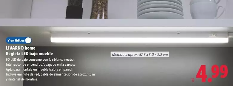 Livarno Home - Rejecla LED Bajo Mueble
