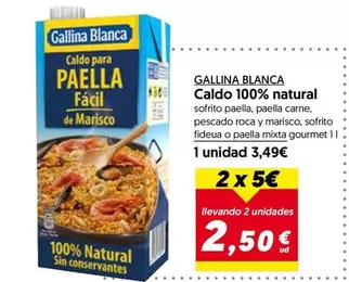 Gallina Blanca - Caldo 100% Natural