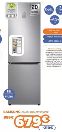 Samsung - Combi RB34C775C59/EF