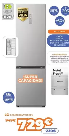 LG - Combi Gbv7272ocpy