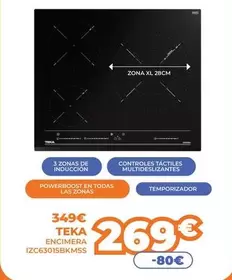 Teka - Encimera Izc63015bkmss