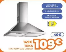 Teka - Microondas Dbb60i
