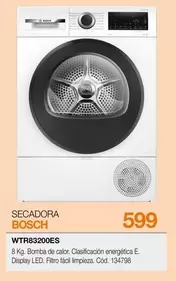 Bosch - Secadora Wtr83200es
