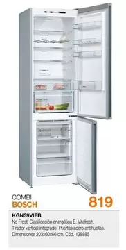Bosch - Combi KGN39VIEB