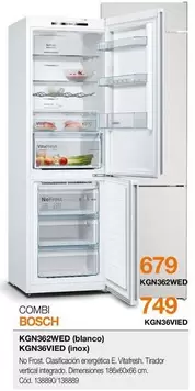 Bosch - Combi Kgn362wed/ Kgn36vied