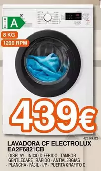 Electrolux - Lavadora Cf Ea2f6821cb