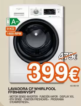 Whirlpool - Lavadora Cf Ffb9489wvspt