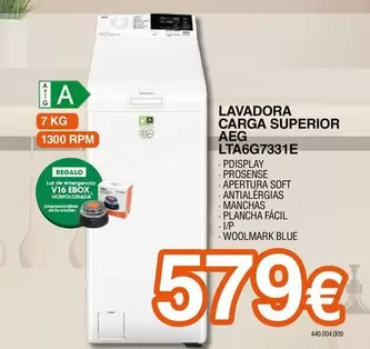 AEG - Lavadora Carga Superior Lta6g7331e
