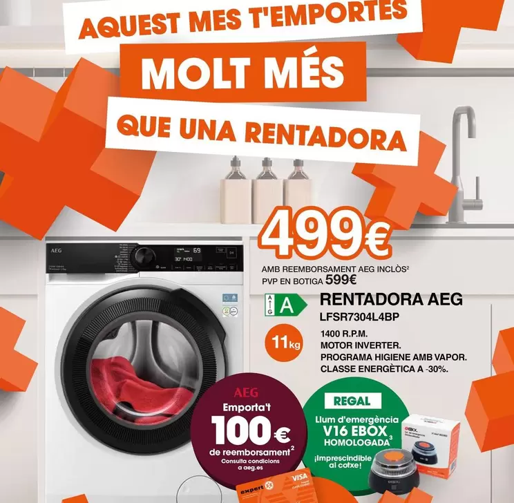 AEG - Rentadora Lfsr30414bp