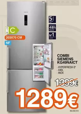 Siemens - Combi Kg49naict