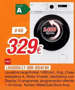 Teka - Lavadora C.f. Wmk 40840 Wh