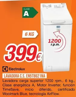 Electrolux - Lavadora C.S. EN5T8621NA
