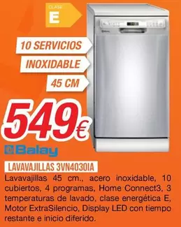 Balay - Lavavajillas 3vn4030ia