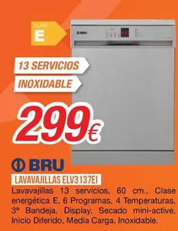 Bru - Lavavajillas Elv3137ei