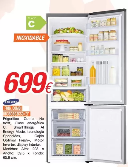 Samsung - Frig. Combi Rb38c603cs9/ef