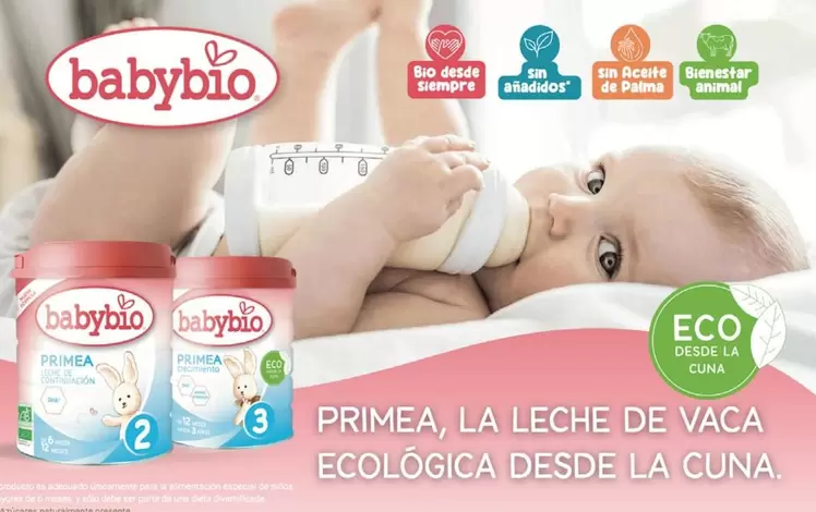 Babybio - Primea, La Leche De Vaca Ecológica Desde La Cuna