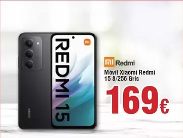 Xiaomi - Móvil Redmi 15 8/ 256 Gris