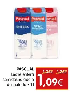 Pascual - Leche Entera Semidesnatada O Desnatada